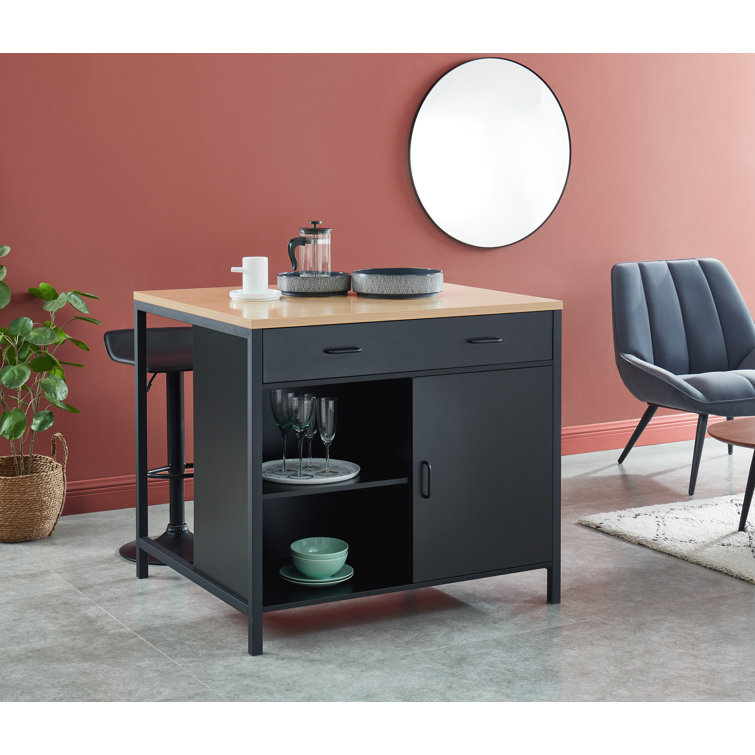 Brayden Studio Dunnom 100cm Wide Kitchen Island Wayfair.co.uk